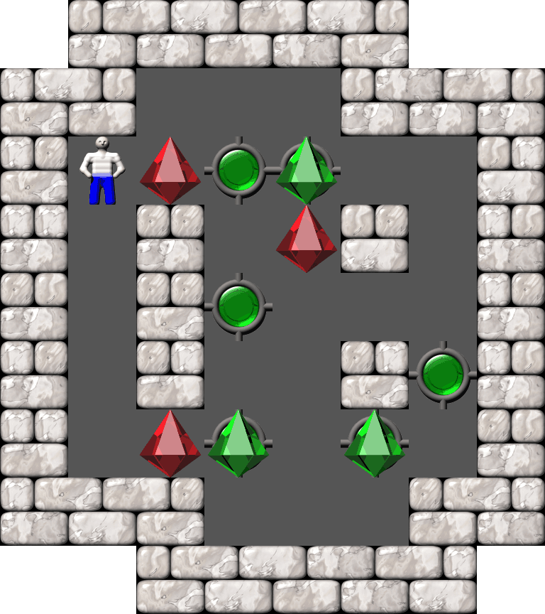 Sokoban Mass Remodel level 2150